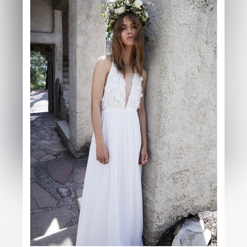 For love and lemons Isabella maxi halter dress